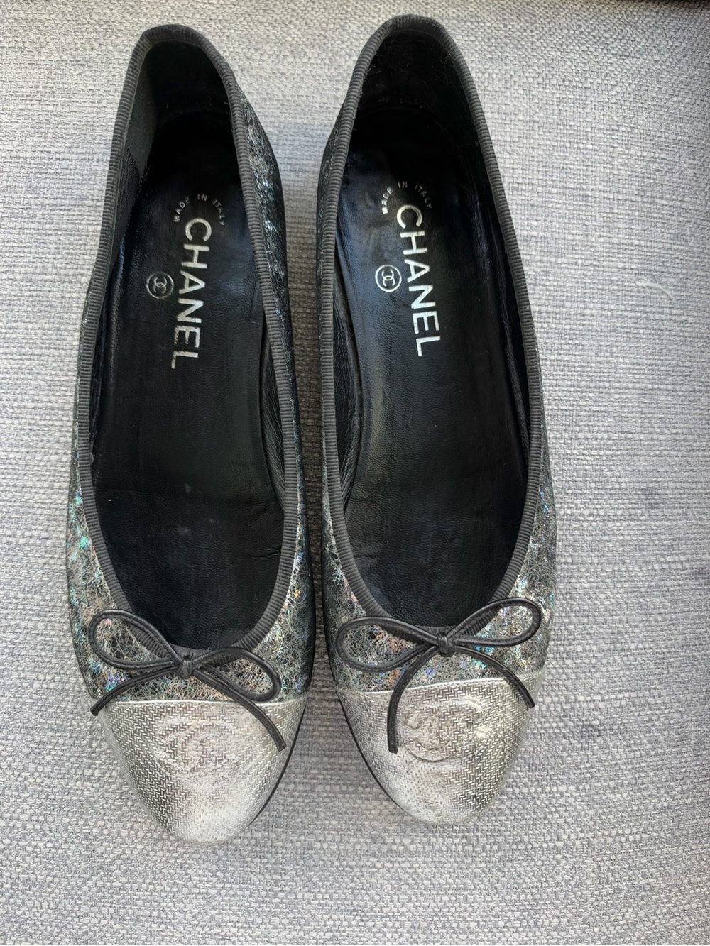 Chanel Ballet Flats - Size 39.5, gently pre-owned